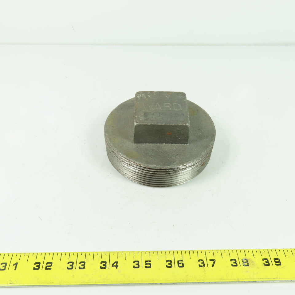 Ward 4" Cast Square Head Pipe Plug