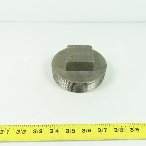 Ward 4" Cast Square Head Pipe Plug
