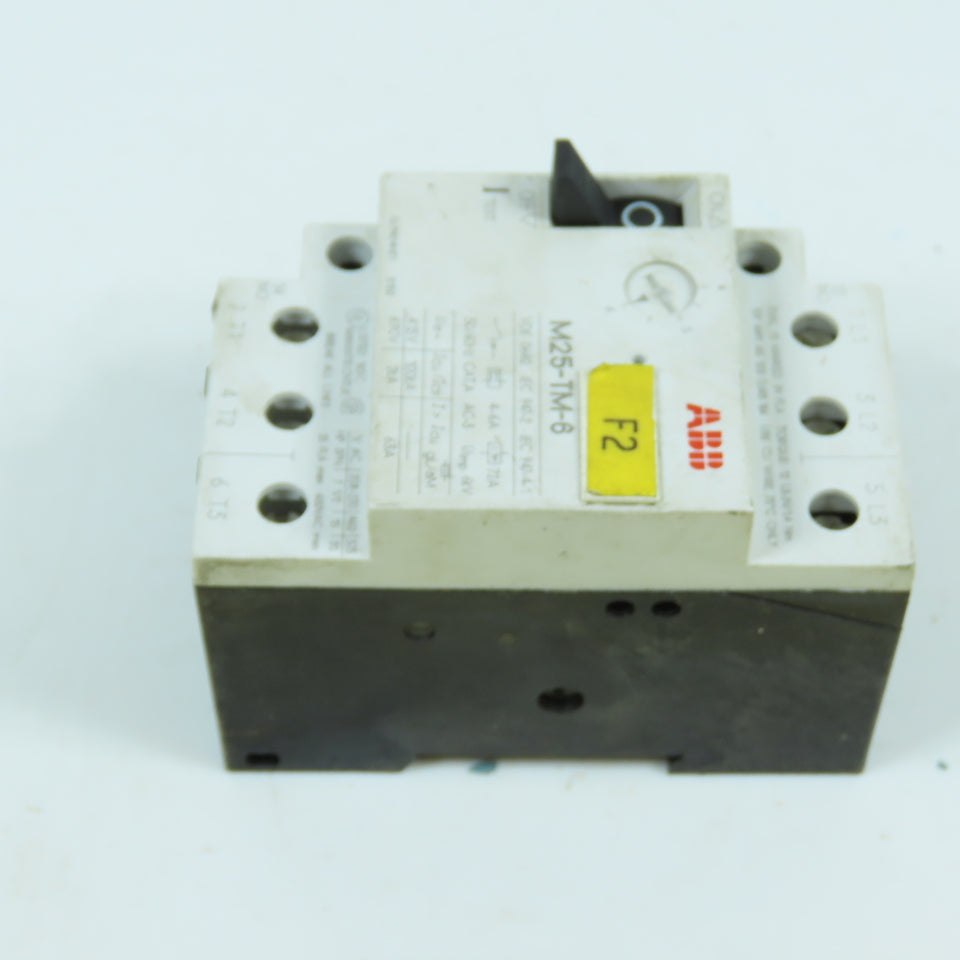 ABB M25-TM-6 4-6A Motor Protector Circuit Breaker 15HP 600VAC