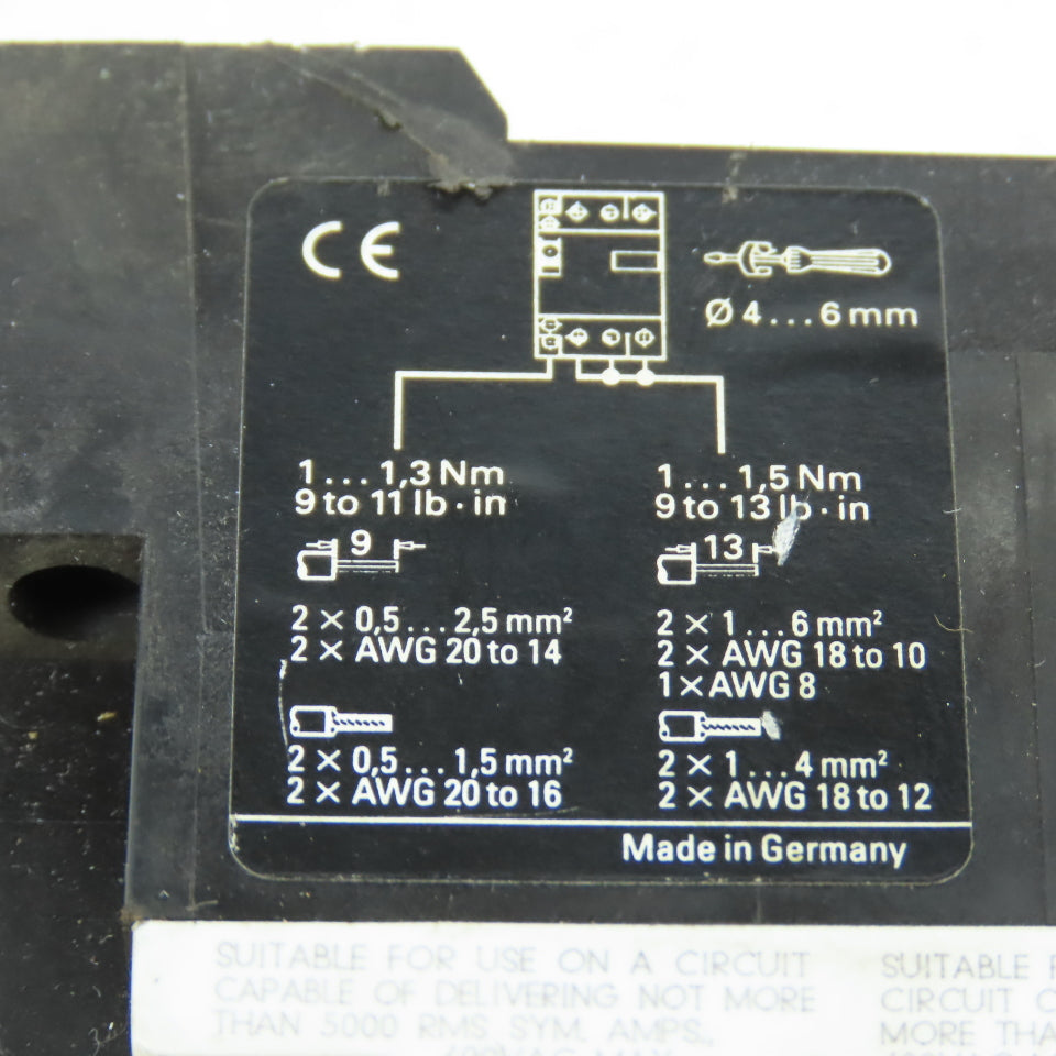 ABB M25-TM-6 4-6A Motor Protector Circuit Breaker 15HP 600VAC