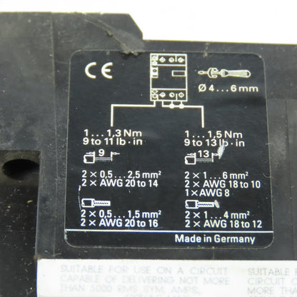 ABB M25-TM-6 4-6A Motor Protector Circuit Breaker 15HP 600VAC