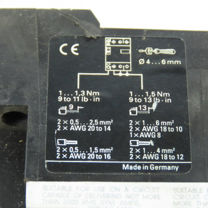 ABB M25-TM-6 4-6A Motor Protector Circuit Breaker 15HP 600VAC