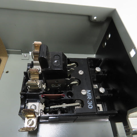 General Electric QMR36IL 30A Fusible Interrupter Switch 3 Pole 600VAC