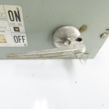 General Electric QMR36IL 30A Fusible Interrupter Switch 3 Pole 600VAC