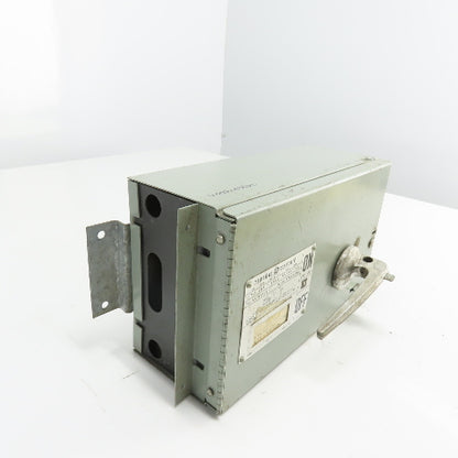 General Electric QMR36IL 30A Fusible Interrupter Switch 3 Pole 600VAC