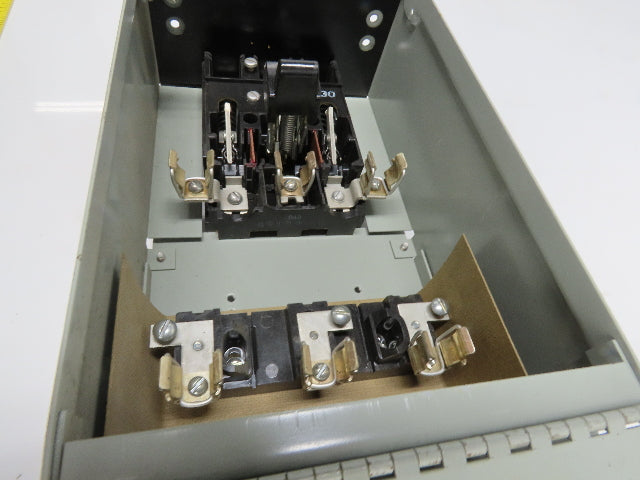 General Electric QMR36I 30A Fusible Interrupter Switch 3 Pole 600VAC