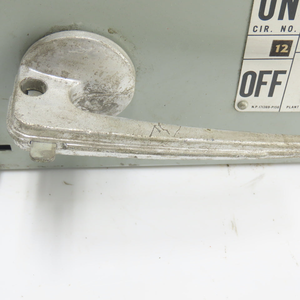 General Electric QMR36I 30A Fusible Interrupter Switch 3 Pole 600VAC