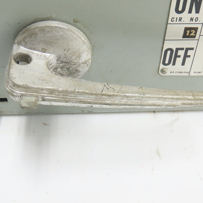 General Electric QMR36I 30A Fusible Interrupter Switch 3 Pole 600VAC