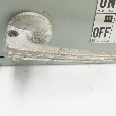 General Electric QMR36I 30A Fusible Interrupter Switch 3 Pole 600VAC
