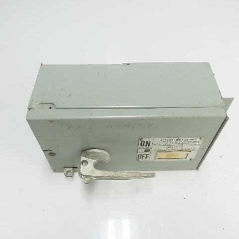 General Electric QMR36I 30A Fusible Interrupter Switch 3 Pole 600VAC