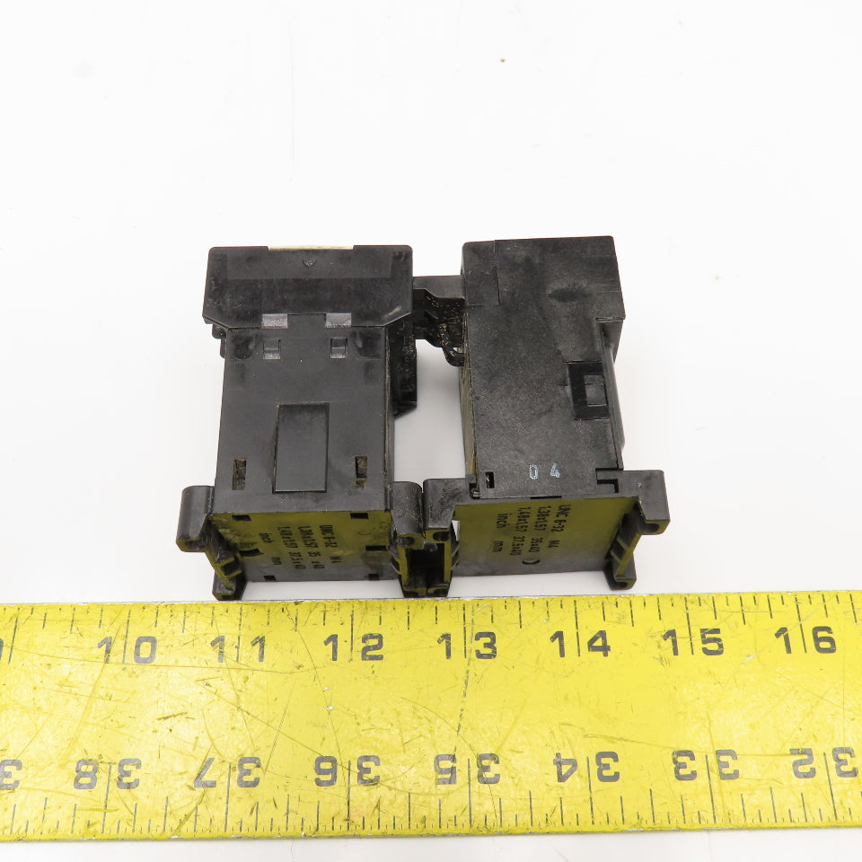 Siemens 3TF2010-0AG1 600V 16A 3Ph 5Hp Max Contactor W/0.4-0.63A Overload