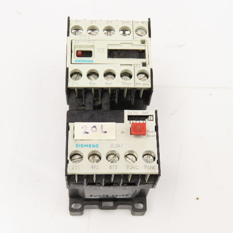 Siemens 3TF2010-0AG1 600V 16A 3Ph 5Hp Max Contactor W/0.4-0.63A Overload