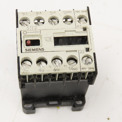 Siemens 3TF2010-0AG1 600VAC 16A 3Ph 5Hp Max Contactor Relay 110V Coil