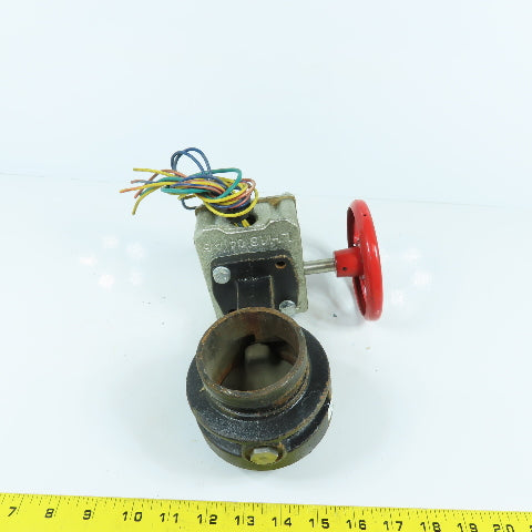 Victaulic 2-1/2/73 Firelock 705 2-1/2" Socket Manual Butterfly Valve 300PSI