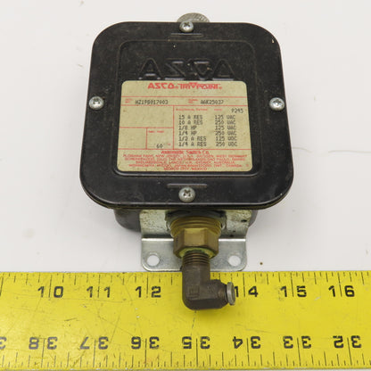 ASCO HZ19B017003 Tri-Point Pressure Switch 250V AC/DC