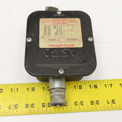 ASCO HZ19B017003 Tri-Point Pressure Switch 250V AC/DC