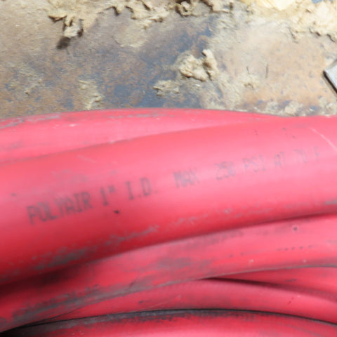 Kuri Tec K1134 Polyair 1" ID Red Multi-Purpose Air Water Hose 250PSI 250'