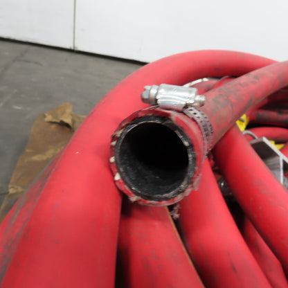 Kuri Tec K1134 Polyair 1" ID Red Multi-Purpose Air Water Hose 250PSI 250'