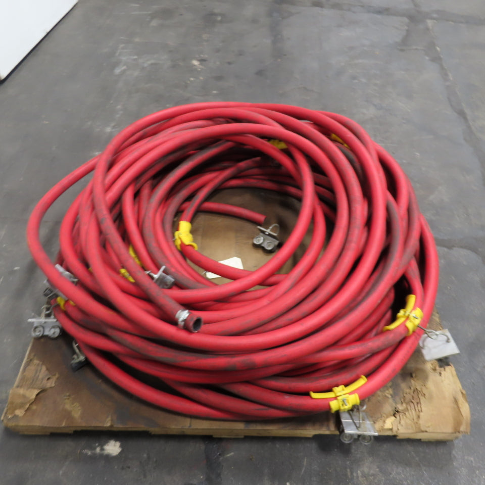 Kuri Tec K1134 Polyair 1" ID Red Multi-Purpose Air Water Hose 250PSI 250'