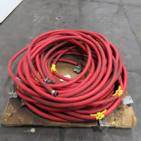 Kuri Tec K1134 Polyair 1" ID Red Multi-Purpose Air Water Hose 250PSI 250'