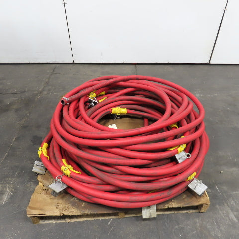 Kuri Tec K1134 Polyair 1" ID Red Multi-Purpose Air Water Hose 250PSI 250'