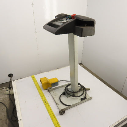 Strippit Cadman CNC LVD PPEB 120/10 Press Brake Operator Panel & Foot Pedal