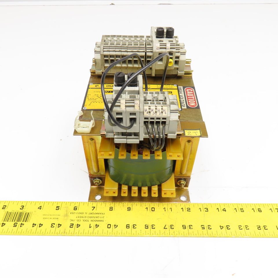 Oyarbe S,A SP/I 230/460V Primary 15, 18, 26, 115/220V Sec. 850VA Transformer