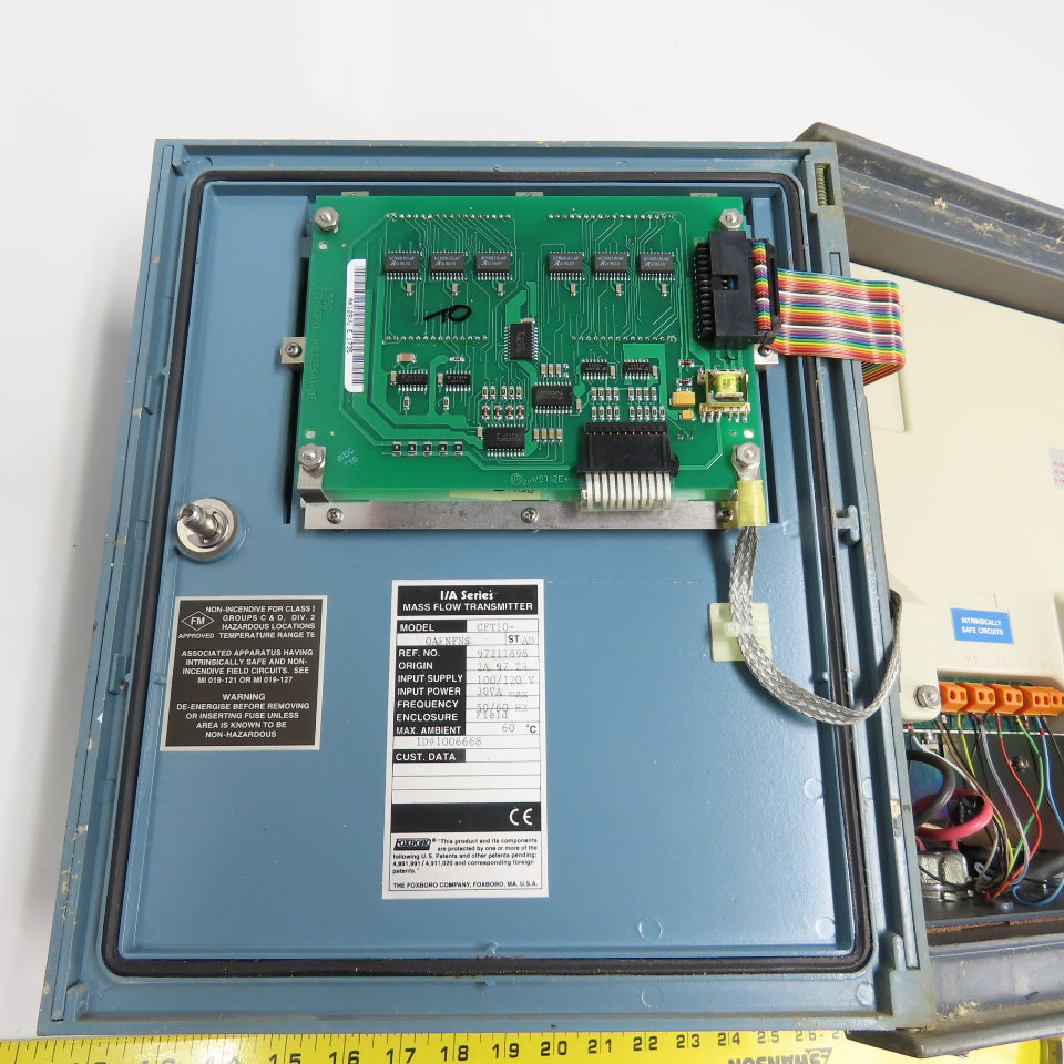 Foxboro CFT10-QAENFNS I/A Series Mass Flow Transmitter 120V 30VA