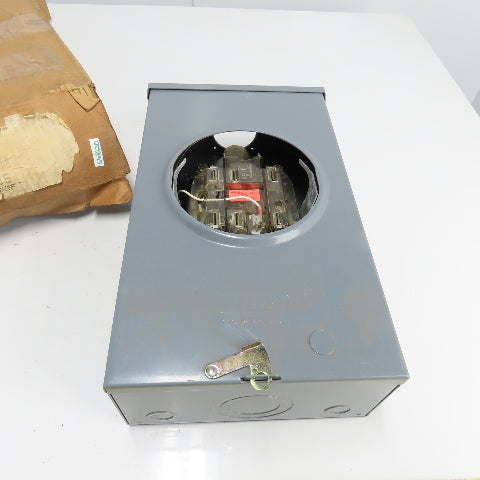 Landis & Gyr 40007-016 Meter Socket 3Ph 4-Wire Type 3R
