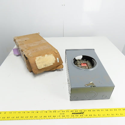 Landis & Gyr 40007-016 Meter Socket 3Ph 4-Wire Type 3R