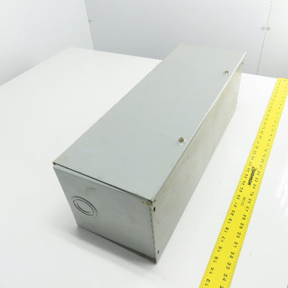 Hoffman F-88GCP 24" x 8" x 8" Steel Electrical Wireway Auxiliary Gutter