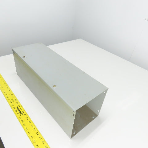 Hoffman F-88GCP 24" x 8" x 8" Steel Electrical Wireway Auxiliary Gutter