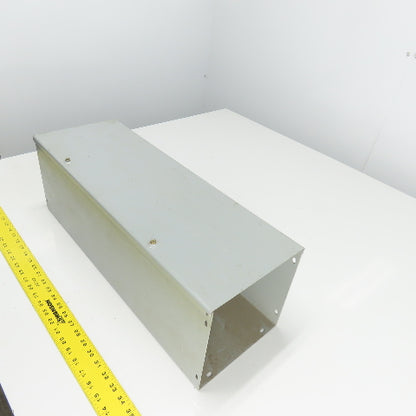 Hoffman F-88GCP 24" x 8" x 8" Steel Electrical Wireway Auxiliary Gutter