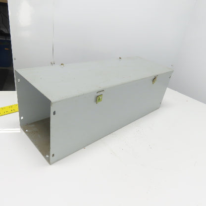 Hoffman F-88GCP 24" x 8" x 8" Steel Electrical Wireway Auxiliary Gutter