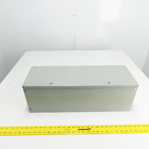 Hoffman F-88GCP 24" x 8" x 8" Steel Electrical Wireway Auxiliary Gutter