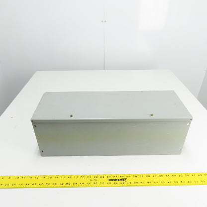 Hoffman F-88GCP 24" x 8" x 8" Steel Electrical Wireway Auxiliary Gutter