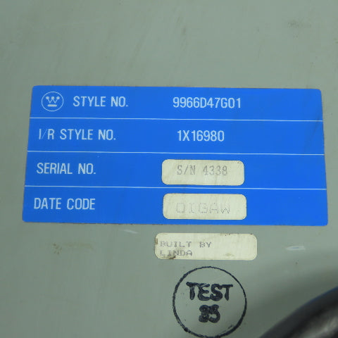 Ingersoll Rand 9966D47G01 1X16980 Microcontroller