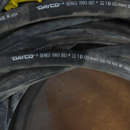 Dayco Series 7093 GST 1" ID Black Multi-Purpose Air Water Hose 250'