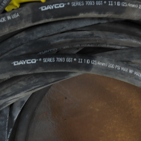 Dayco Series 7093 GST 1" ID Black Multi-Purpose Air Water Hose 250'