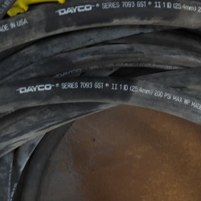 Dayco Series 7093 GST 1" ID Black Multi-Purpose Air Water Hose 250'