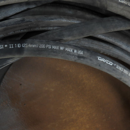 Dayco Series 7093 GST 1" ID Black Multi-Purpose Air Water Hose 250'