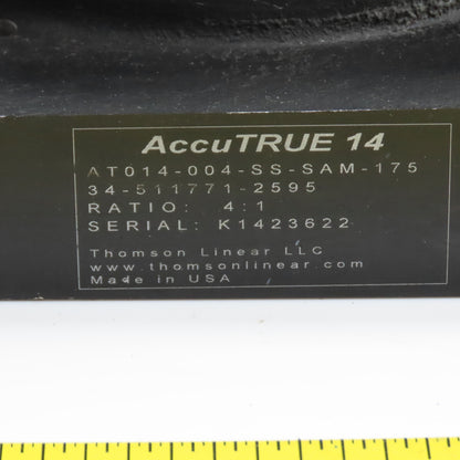 Thompson AT014-004-SS-SAM-17534-511771-2595 AccuTrue 14 Planetary Gearhead 4:1