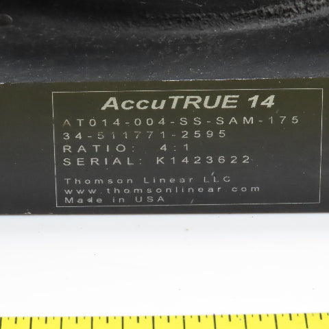 Thompson AT014-004-SS-SAM-17534-511771-2595 AccuTrue 14 Planetary Gearhead 4:1