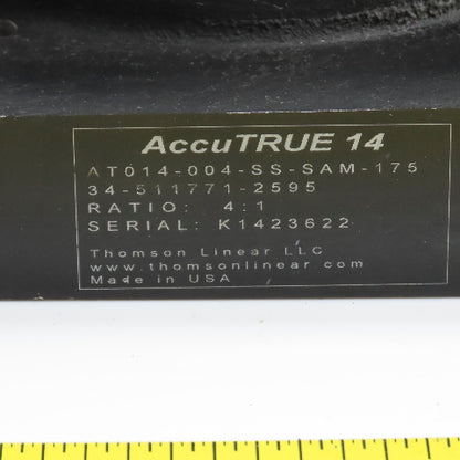 Thompson AT014-004-SS-SAM-17534-511771-2595 AccuTrue 14 Planetary Gearhead 4:1