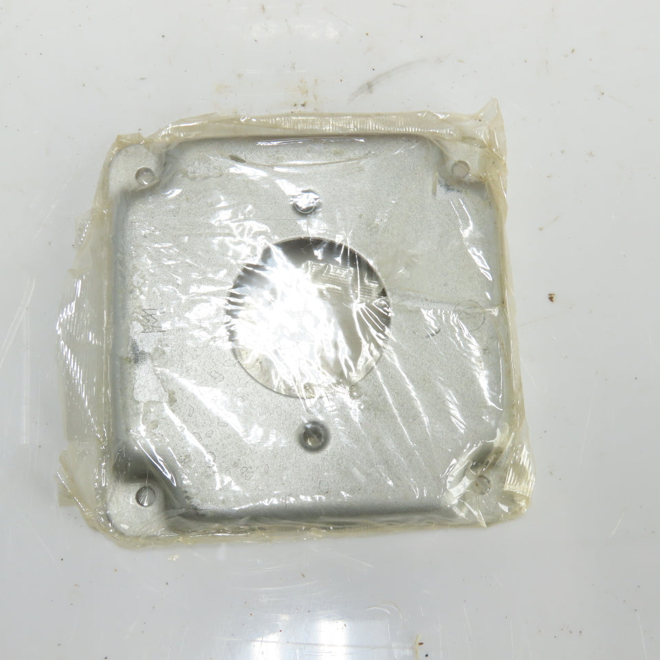 Mulberry 11421 4" Square Box Cover 1/2" Raise 20A 1.62" Dia. Receptacle Lot/45