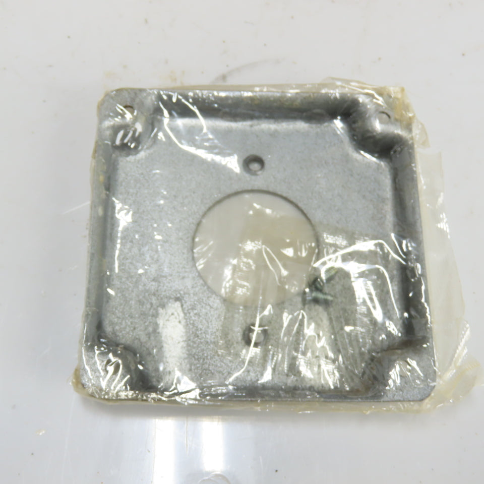 Mulberry 11421 4" Square Box Cover 1/2" Raise 20A 1.62" Dia. Receptacle Lot/45