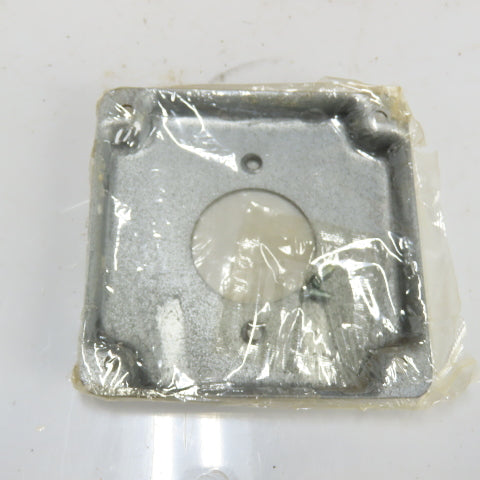 Mulberry 11421 4" Square Box Cover 1/2" Raise 20A 1.62" Dia. Receptacle Lot/45