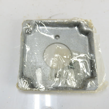 Mulberry 11421 4" Square Box Cover 1/2" Raise 20A 1.62" Dia. Receptacle Lot/45