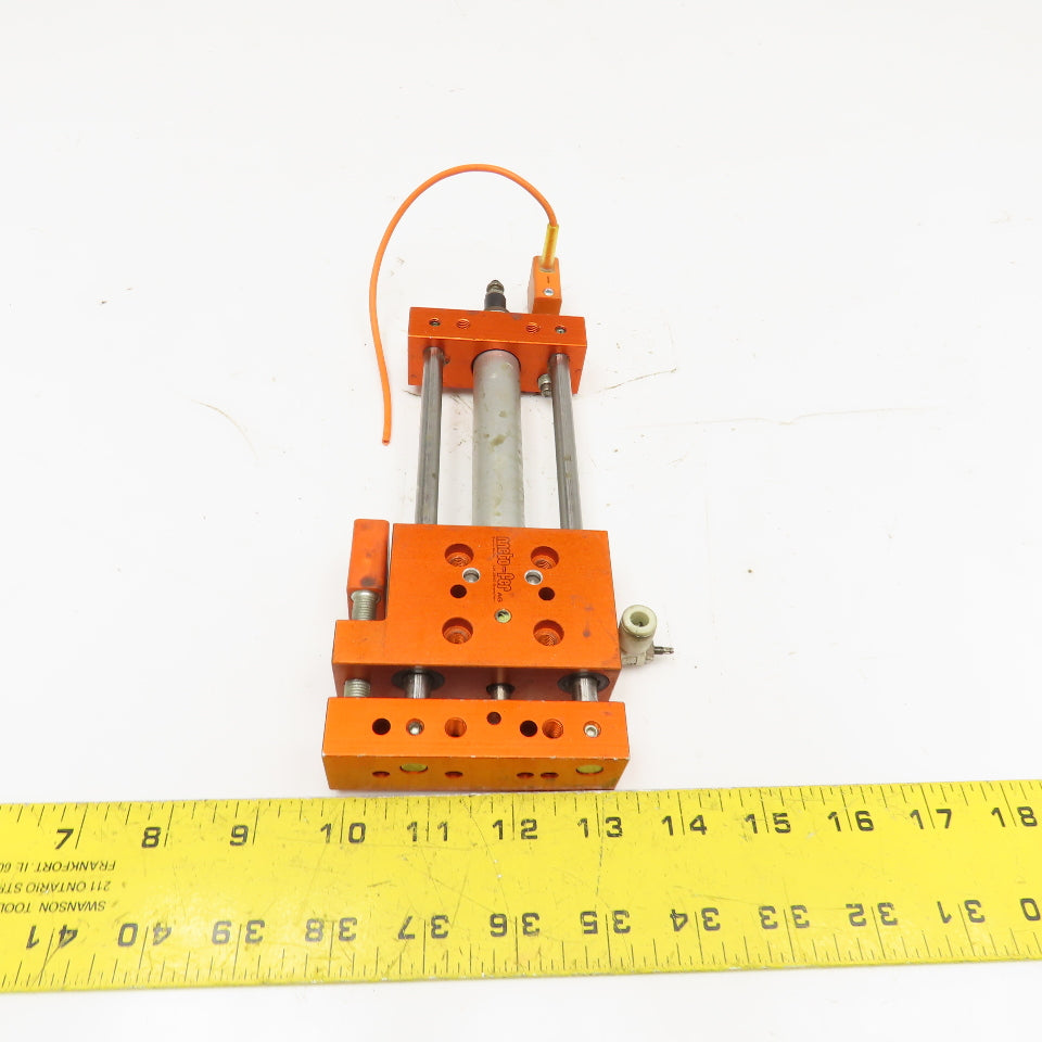 Meto-Fer 15mm Bore 90mm Stroke Pneumatic Linear Slide Actuator
