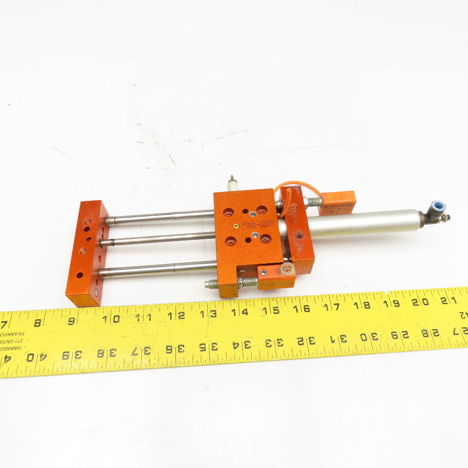 Meto-Fer 15mm Bore 90mm Stroke Pneumatic Linear Slide Actuator